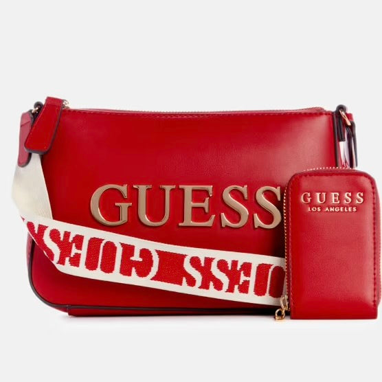 Caracara Zip-Top Crossbody Guess