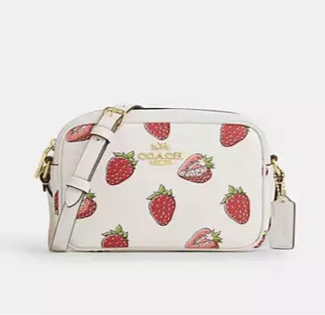 Mini Jamie Camera Bag Strawberry Print