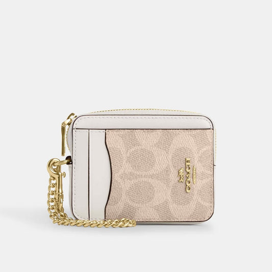 Cartera Zip Card Coach